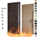 China Top Factory U-L Certification Fireproof Door Efficient Modern Hotel Door Design Commercial Luxury Fire Rated Hotel Door