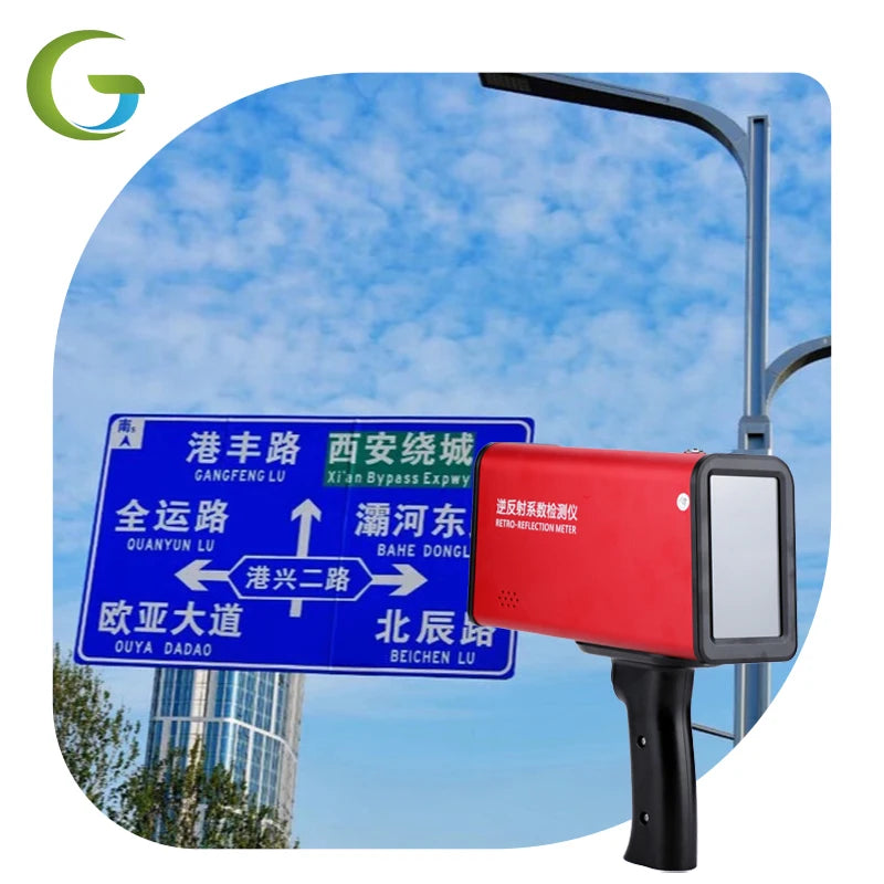 Best GPS Traffic Sign On-site Red Reflect Measuring Instrument Retroreflectometer 1 Year Warranty-Field Measurement Product Sale