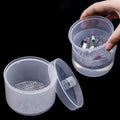 Nail Art Drill Bits Grinding Head Sterilizer Disinfection Box Manicure Storage Case Clipper Tweezers Accessories Cleaning Tool