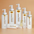Luxury 100ml 200ml 300ml 250ml 500ml PET Plastic Bottle Skin Care White Shampoo Empty Body Lotion Plastic Bottle With Pum