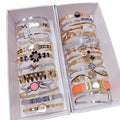 Stainless Steel Micro-Paved Zircon Open Bangle Micro-Paved CZ Opal Crystal Bracelet Fashion Charm Bracelets Micro-Paved Bracelet