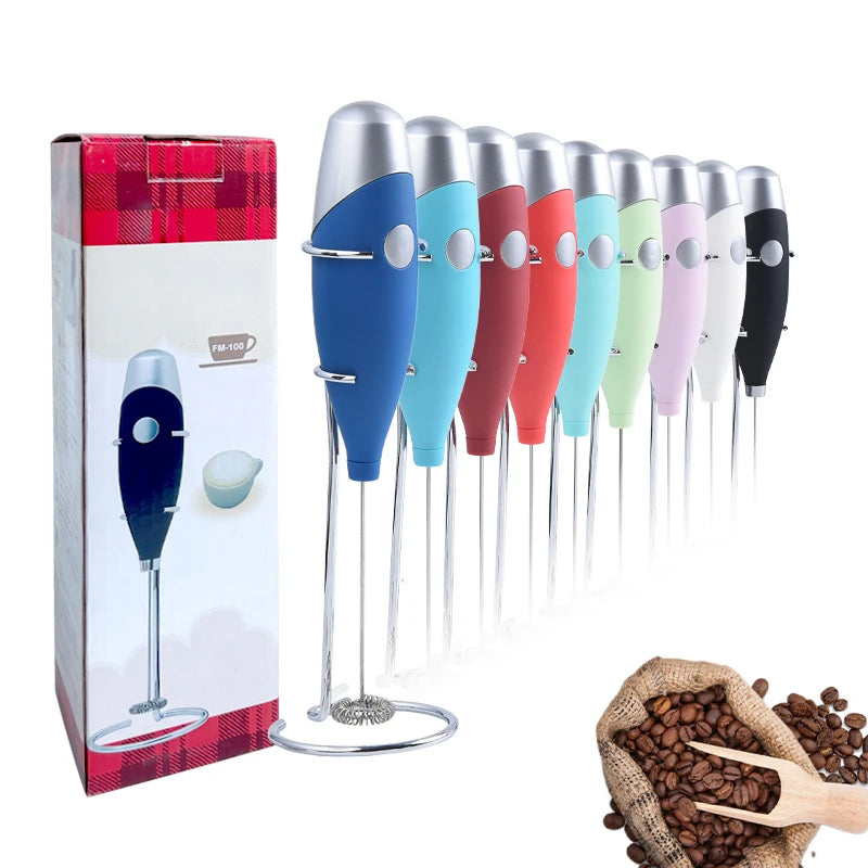 Automatic Stainless Steel Food Mixer Handheld  Electric Milk Frother Machine