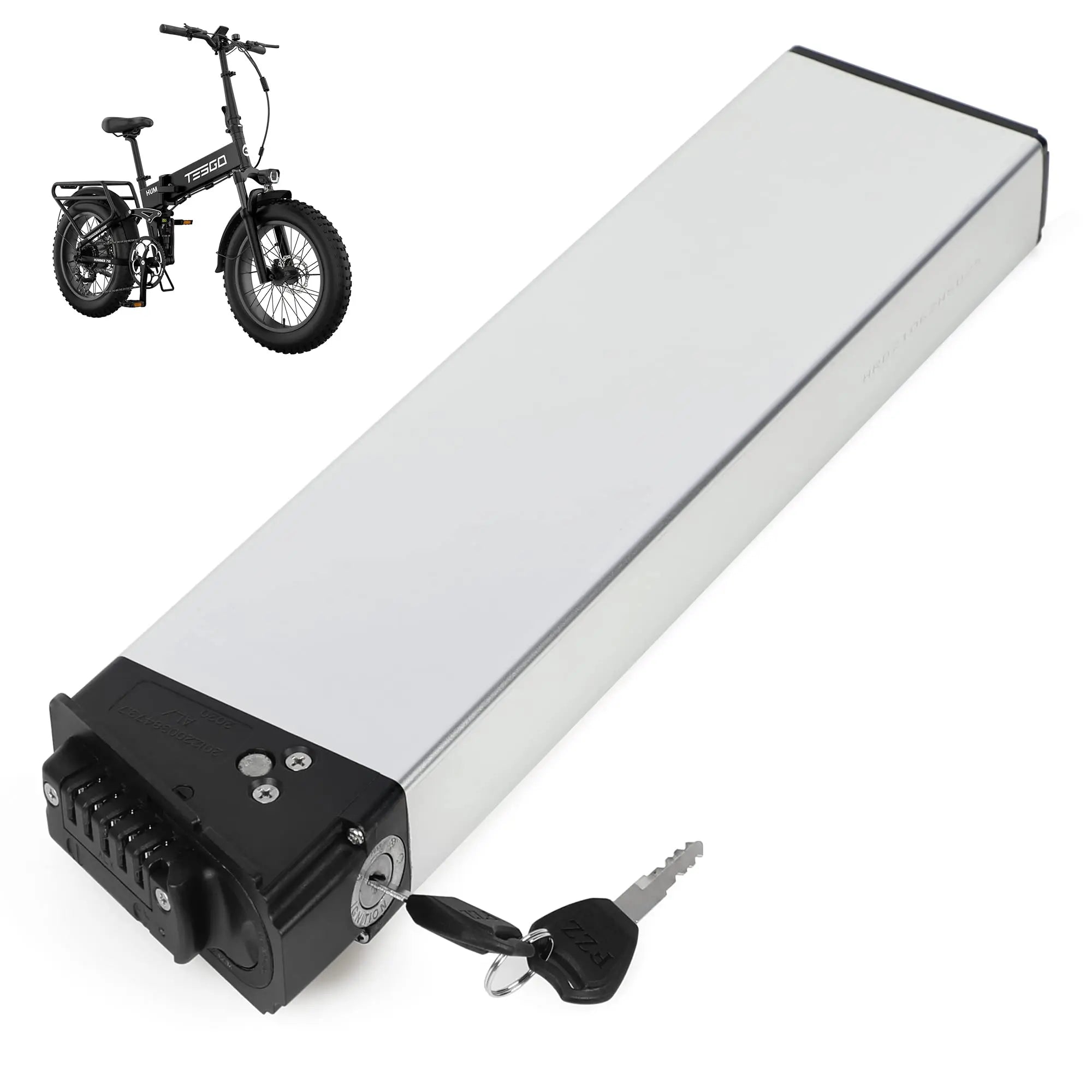 48V Folding Ebike Replacement Battery 10.4Ah 12.8Ah 14Ah Lithium-ion for LO26 20LVXD MATE X Foldable Electric Bike
