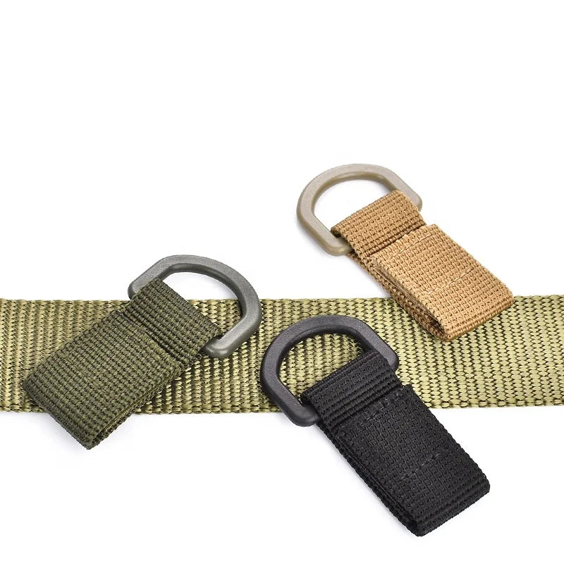 Tactical Belt Fast Hanging Car Key Hook Climbing Outdoor Supplies Thickened I -shaped Webbing Buckle