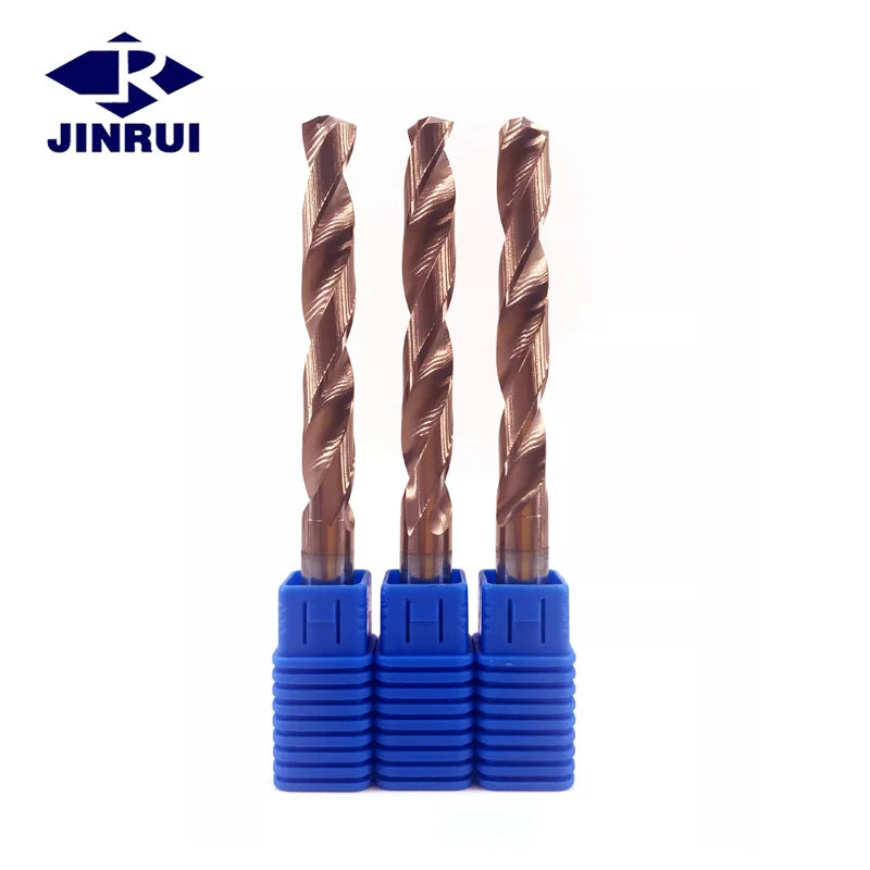 JR 1mm-14mm HRC55 Carbide Drill Bits CNC Straight Shank Twist Drill