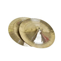 QUTENG Fans Set Cymbal Set for Drums Ride lion Dance Cymbals Set Fans Brass Diril Cymbals