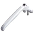 Home Furniture Zinc Alloy Glass Sliding Window Handle Lock with Key Door Latch for Wardrobe and Cabinet Modern Design
