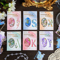 20 Stickers Per Pack Letters From Flowers Series Flower Stamping Handbook Decorative Material Stickers