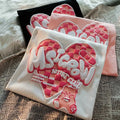 Hot Sale Oversized Manufacturer Heat Transfer Foam Puff Screen Print Tee Tshirt Custom 3D LOGO Puff Print Luxury t Shirt