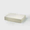 Ready to Ship A4 Shallow Elegant Ivory Board Magnetic Box for Corporate Gift Packaging