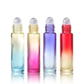Custom 3ml 5ml 10ml Matte Glass Gemstone Roller Ball Perfume Roll on Essential Oil Roller Bottle