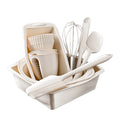 22-Piece Portable Silicone Bakeware Set Includes Cake Mold Muffin Cup Toast Mold Donut Pan Cupcake Mold