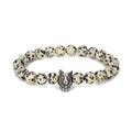 Wholesale Men's Bead Bracelet Jewelry Stainless Steel Natural Stone Bracelet Tiger Eye Black Oynx Bracelet for Man