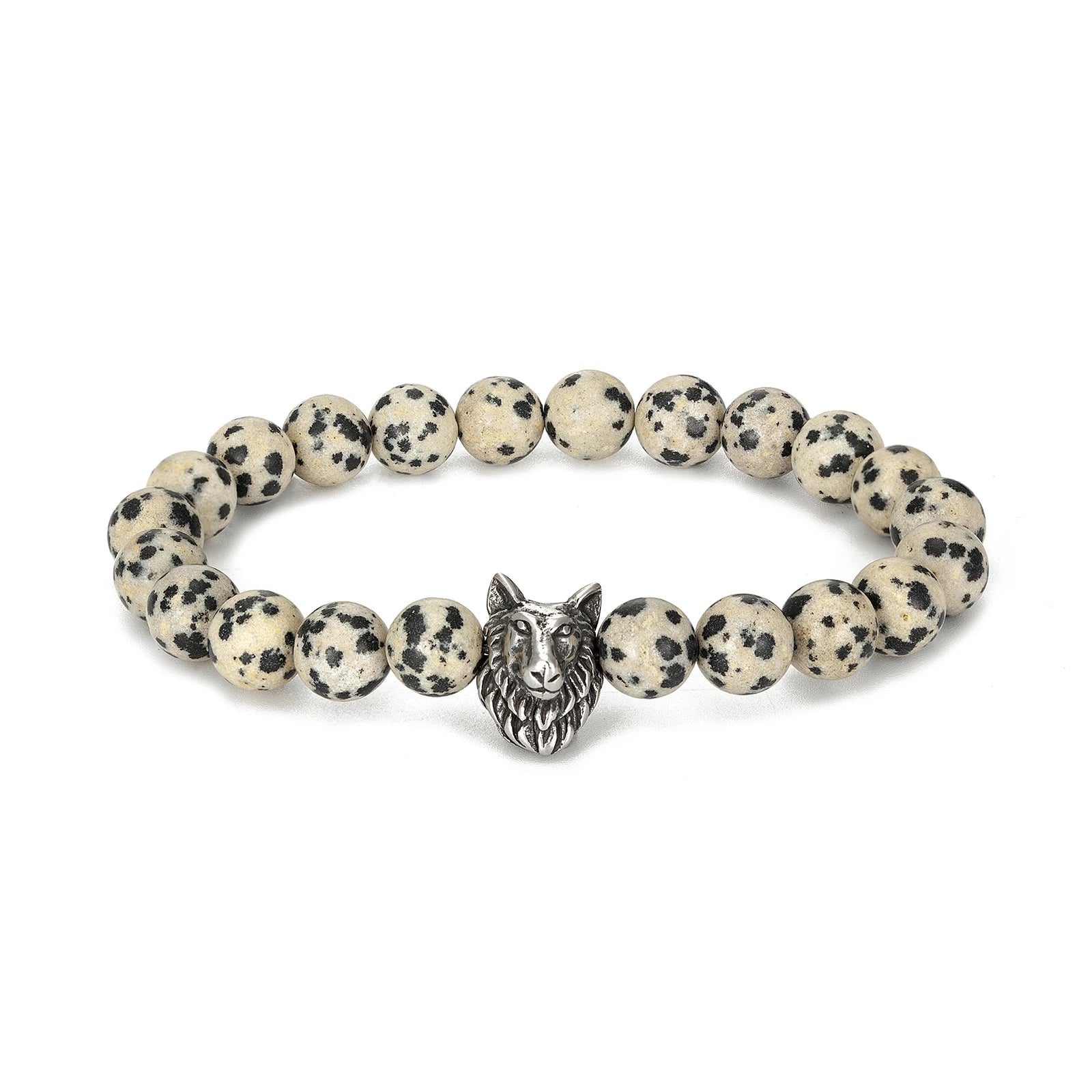 Wholesale Men's Bead Bracelet Jewelry Stainless Steel Natural Stone Bracelet Tiger Eye Black Oynx Bracelet for Man