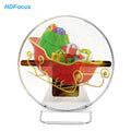 30Cm 3D Advertising Hologram Fan With Shell 3D Fan Holographic Hologram Projector Led Fan 3D Hologram Display