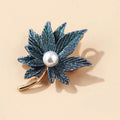 Elegant Clothing Accessories Metal Maple Leaf Shape Women Brooch Pins Jewelry
