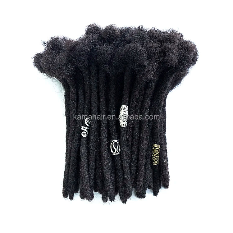 [KAMA Dreads] Real Human Hair Dread Locs Crochet Dreadlock Extensions Hair Weaving Single Weft for Wholesale