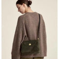 New Square Bags Cheap Ladies Sling Shoulder Bag PU Suede Women Purses 2024 Luxury Purses and Small Handbag for Women
