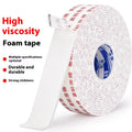 High Viscosity 2.5mm Thick Acrylic Adhesive Double-Sided Foam Tape 5m for Photo Frame Advertising Poster-EVA Double-Sided Tape