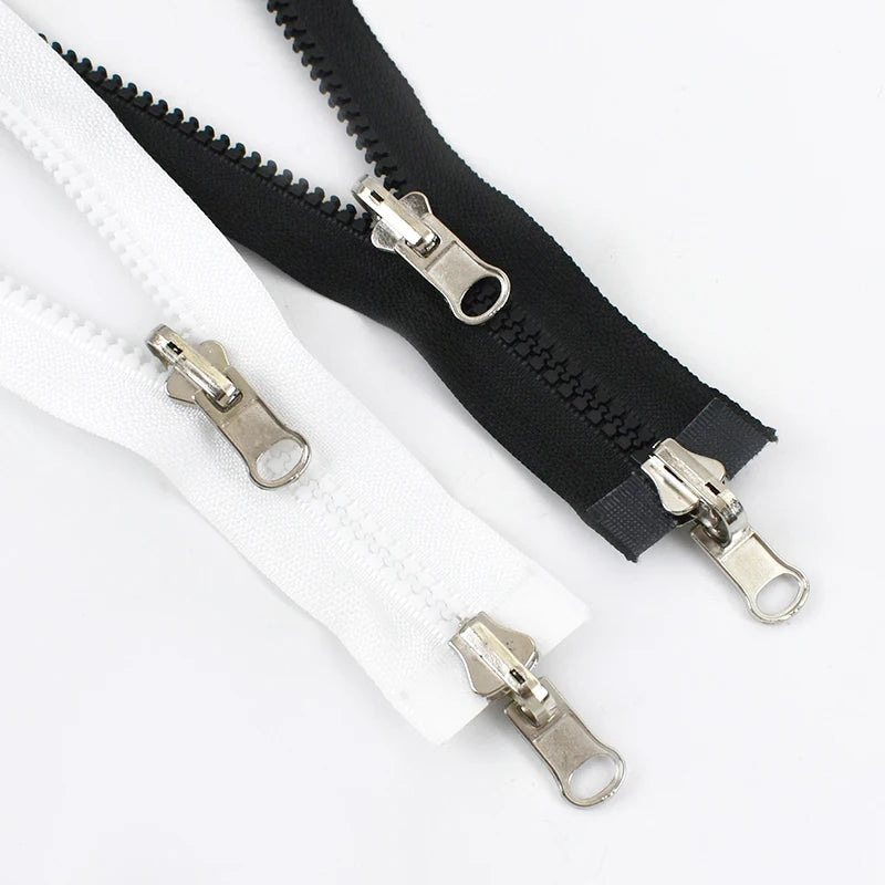For Deepeel ZA305 5# Open-end Resin Zipper Double Slider Double-Sided Sewing Accessories