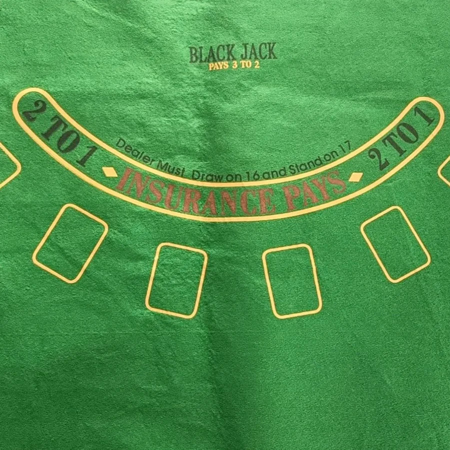 2024 Beecomely 1.8*0.9m Square Felt Poker Mat & Tablecloth Portable Thickened Design for Professional & Casual Use