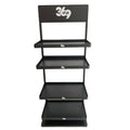 Custom Retail POS Promotion Brand Whiskey Wine Bottle Metal Shelves Tequila Cocktail Display Rack Stand