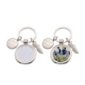Logo Keyring Football Zinc Alloy Key Chain Sublimation Single-sided Football Keychains