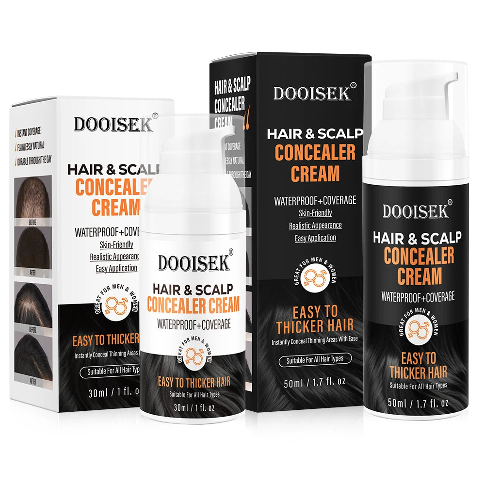 Henna Beard Dye 5-7 Day Barbershop Waterproof Hair Dye Permanent Black Cream Scalp Concealer Liquid for Fine Hair and Bald Spots