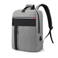 OEM ODM Anti-Theft Waterproof 16" Black Laptop Backpack with USB Fashionable Cover Closure for Unisex Travel/Business