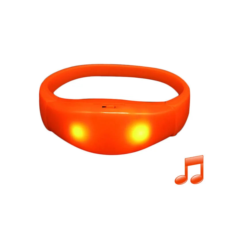 Hot Selling Factory Price Wedding Souvenirs Sound Activated LED Bracelet Watch-Waterproof & Durable