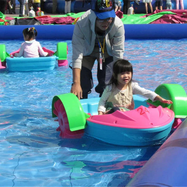 QIQU Shatterproof Water Play Hand Boats - No Crack Guarantee Vs Recycled Plastic Commercial Grade Durability
