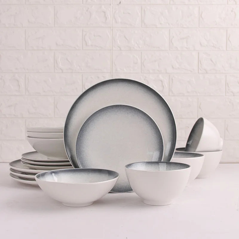 Hot Sale Cheap Price Direct Nordic Morden Style White Elegant Ceramic Charger Plate Dinnerware