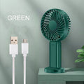 Rechargeable Table Fan Portable Usb Handheld 5v Dc Powered Stand Pedestal Standing Cooling Fan MegaBDM