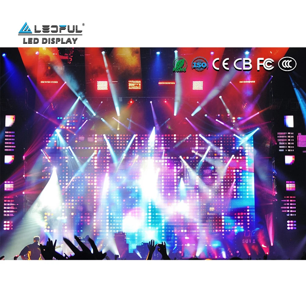 P29 29MM Pantalla LED Interior 500X 500MM P3.9 P3.91 39MM P391 Indoor Rental Trade Show Dj Booth LED Screen