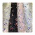 Diy Girls Dress Skirt Mesh Embroidery Fabric Costume Textile Sewing Decorative Beaded Sequined butterfly Embroidered Lace Fabric