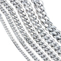 Jewelry Necklace New 18K Cuban Chain Hip-hop Chain logo Customization Service Stainless Steel Chain