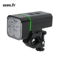 BORUiT Waterproof 2000 Lumen 5000mAh USB Rechargeable Bike Light Led Front Flashlight Bicycle Light With Battery Display