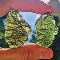 Wholesale Crystal Stone Energy Apotropaic  Rough Tektite Meteorolite Moldavite Green Aerolites Moldaudio-videoite