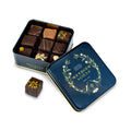 Mini Newyear Candy Tall square Chocolate Tin Metal Can Food Grade square Christmas Tin Box for Present Sweet