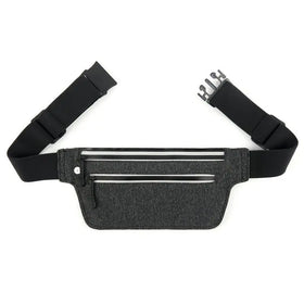 LYMECH Black Unisex Adjustable Waterproof Fashion Travel Organizer Sport Run Bum Belt Fanny Pack Waist Bag for Woman