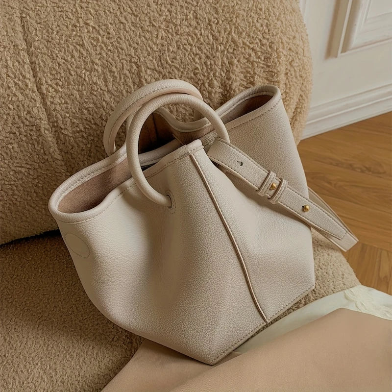 Large-capacity Bag for Women Bucket Bag Texture Versatile Popular Sub-mother Bag