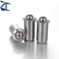 ZFNN Press-Fit Ball-Nose Spring Ball Plunger S45C SUS303 Black Oxide POM Ball Other Hardware Fasteners