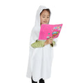 Sublimation Blank Children's Double-sided Flannel Bath Towel Cloak Hooded Head Outdoor Travel Warm Pajamas Bathrobe