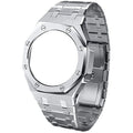 Creative 2022 New Luxury Third Generation Modified GA-2100 Watch Replacement Stainless Steel Watch Band and Case Set