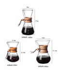 Clear 400ml /800ml Glass Teapots & Coffee Servers Coffee Pot