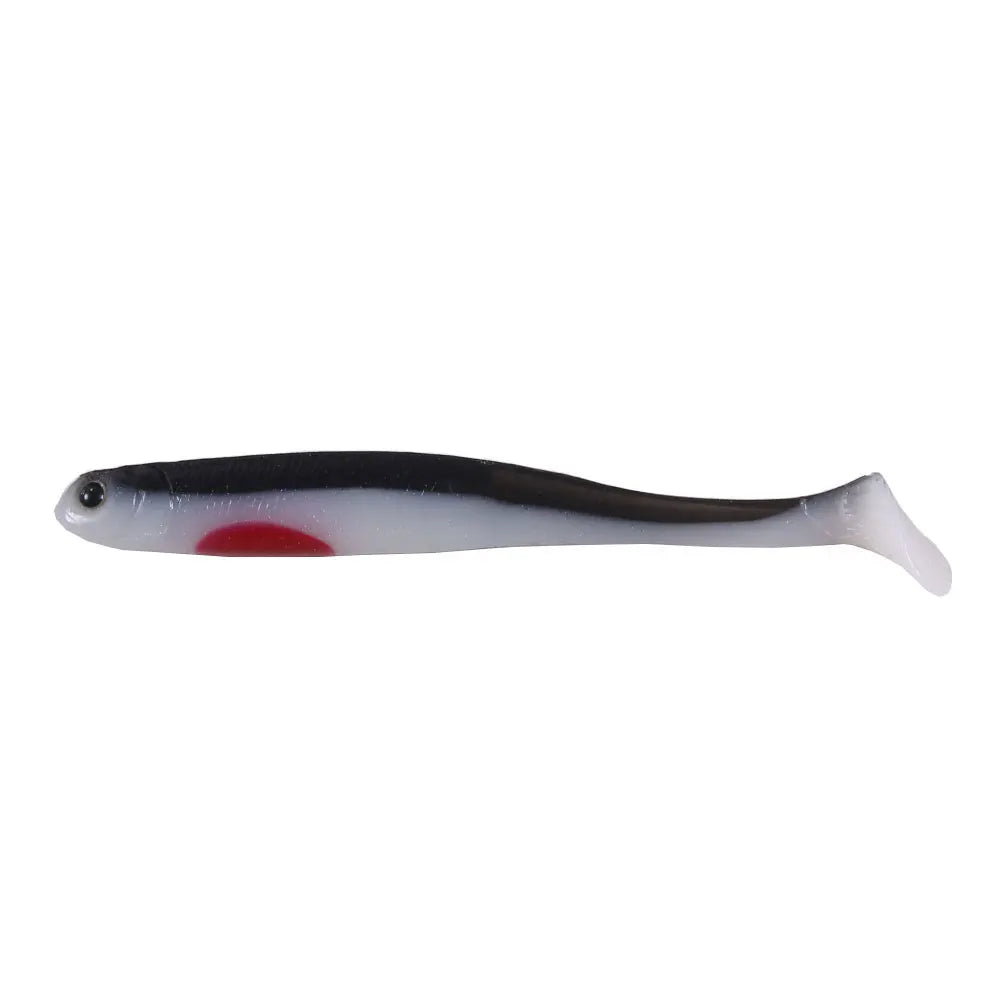 Wholesale SO121 11cm 7g 6pcs/bag Artificial Soft Plastic Baits Fishing Lures with T Tail