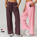 SHINBENE 32" Air Layer Womens Drawstring Sweatpants Relaxed Fit Comfy Straight Leg Jogger Sweatpants With Pockets