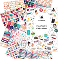 Customized Custom Icons Planner Stickers Set for Planners Vinyl UV Printing Gold Foil Waterproof Decorative Stickers
