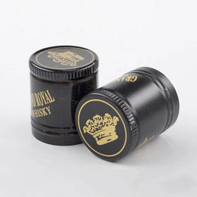 Aluminium Ropp Closure 30mm Aluminium Pilfer Proof Cap With Foam Liner Aluminium Ropp Caps for Liquor Bottles
