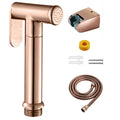 Unique Premium Rose Gold Diaper Sprayer Handheld Shattaf Toilet Water Diaper Bidet Sprayer Set